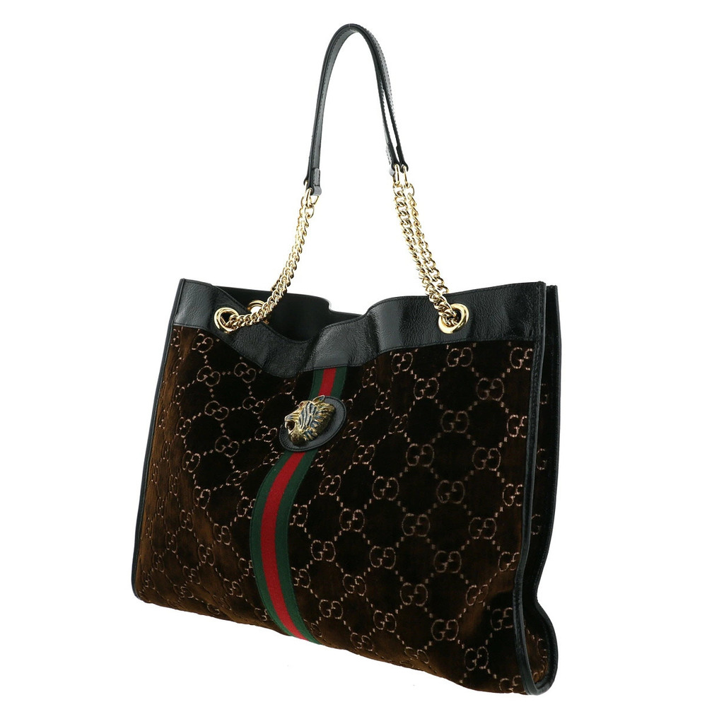 Gucci Bag Tote Brown Raja